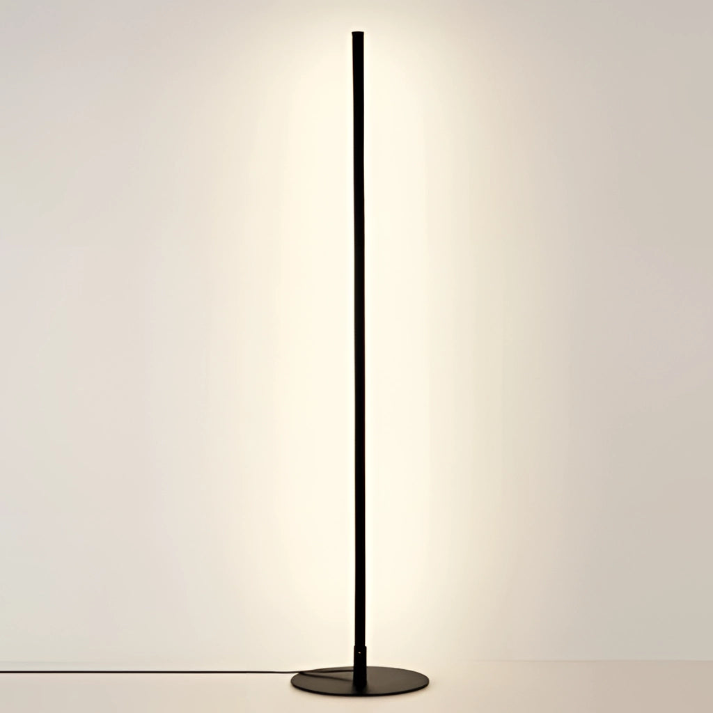 Avant-garde style floor lamp with dimming feature, sleek rectangular design, providing versatile lighting ideal for modern interiors.