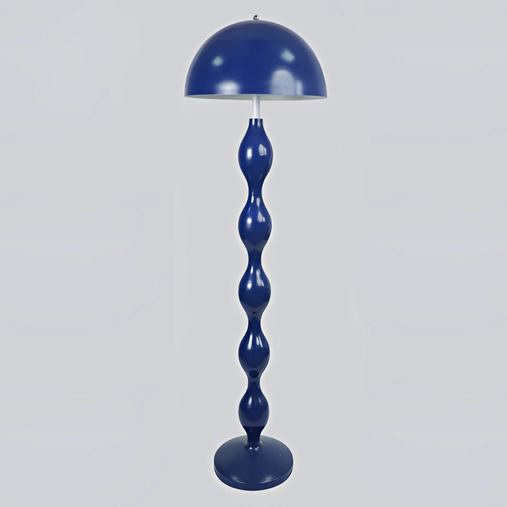 Scandinavian LED Floor Lamp in Nordic Style with Adjustable Brightness, featuring a sleek, minimalist design and a smooth, circular base.