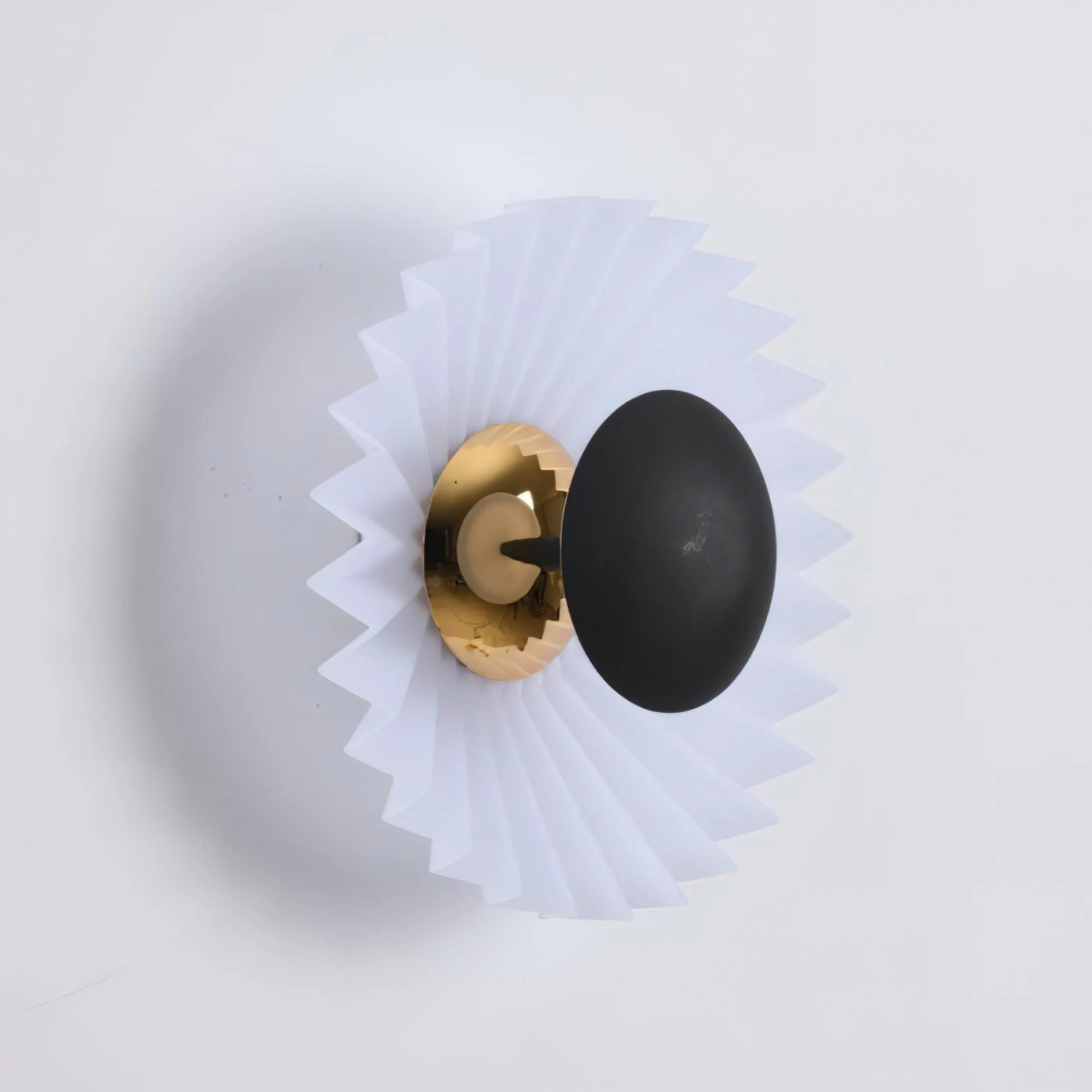 Modern Wall Lamp with Artistic Elegance featuring premium wood and metal materials, circular design, and natural elements.