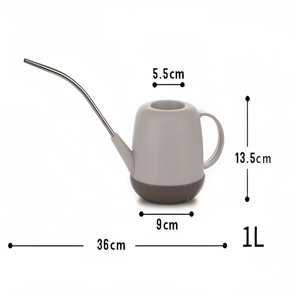Modern and functional April Showers Garden Watering Can with sleek design and sturdy handle.
