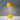 Yellow Metal Table Lamp with Adjustable Brightness featuring a rectangular wooden base and a circular lampshade.