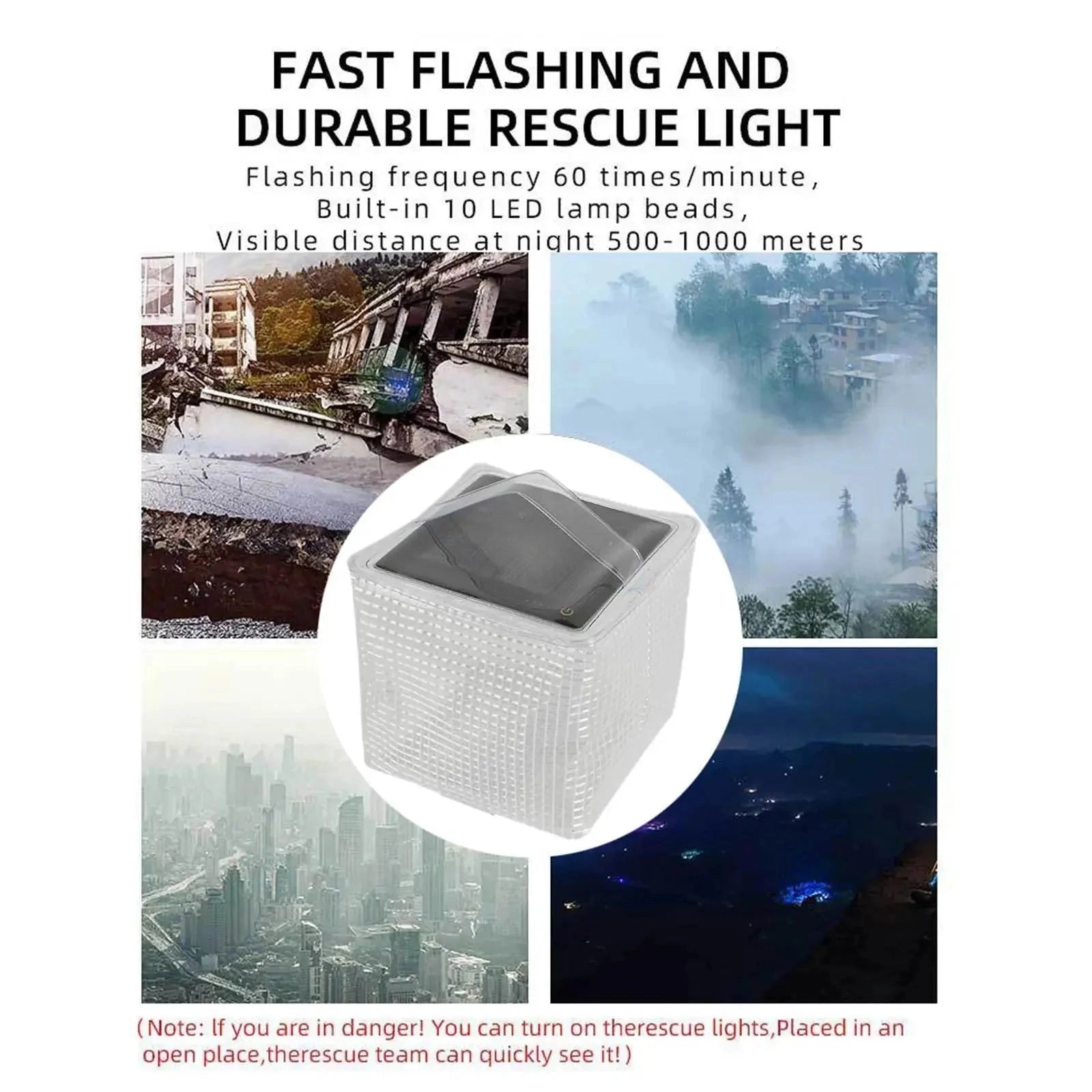 A portable, lightweight solar outdoor light with IP65 waterproof rating, featuring RGB and white color options, and designed for long battery life. The light is placed outdoors in a natural landscape setting.